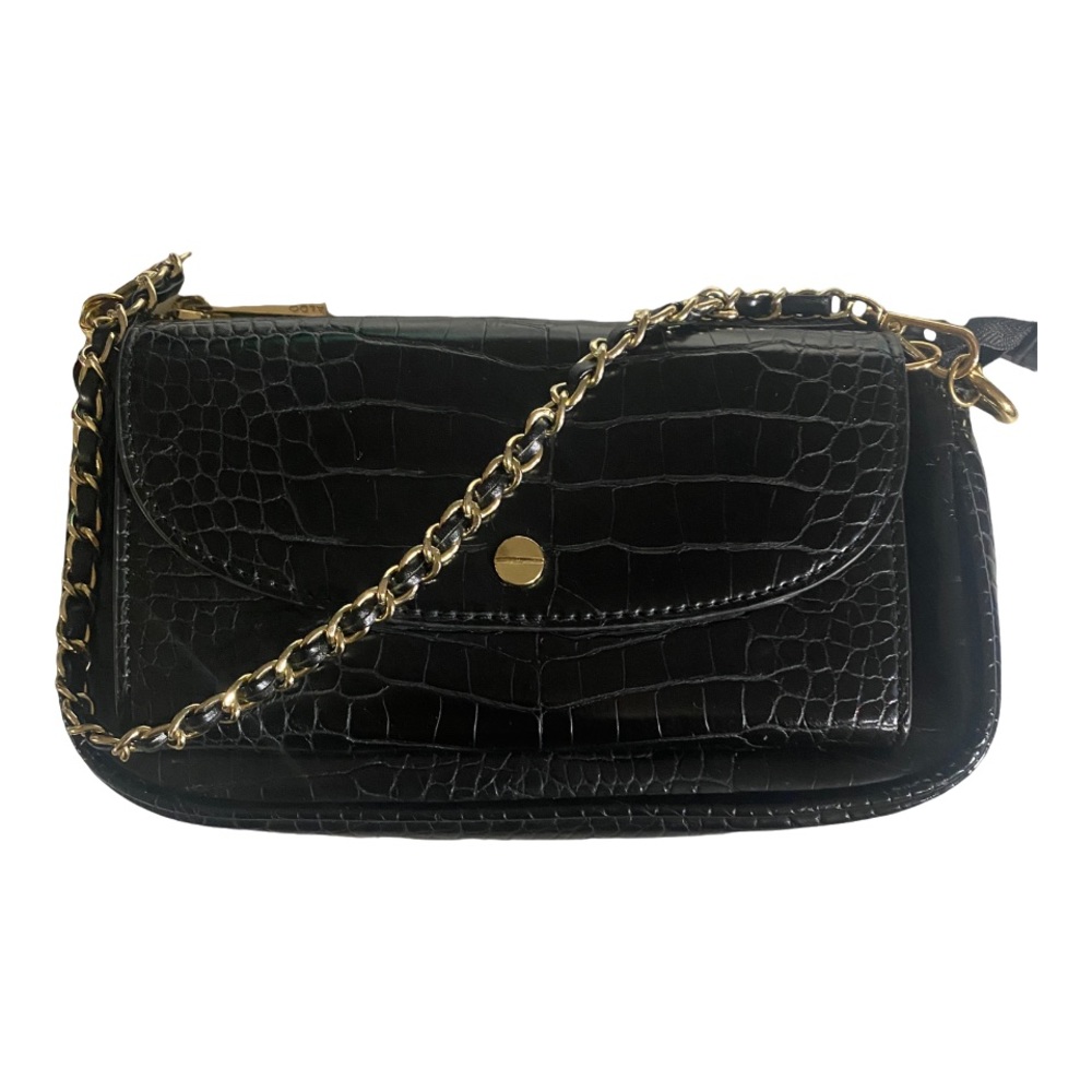 Aldo Crossbody | Black leather